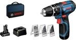 Bosch Professional 12V System Akku-Schlagbohrschrauber GSB 12V-15 (inkl. 1x2.0...