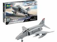 Revell Easy-Click Modellbausatz F-4E Phantom I Legendäres USAF-Kampfflugzeug 1:100 I