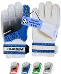 HUDORA Torwarthandschuhe - Gepolsterte Fu&szlig;ball Torwarthandschuhe f&uuml;r Kinder &