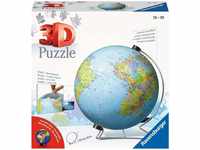 Ravensburger 3D Puzzle 11159 - Puzzle-Ball Globus in deutscher Sprache - 540 Teile -
