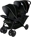 Graco Stadium Duo Geschwisterwagen, Zwillingswagen, 0-15 kg, gro&szlig;er Staukorb, inkl.