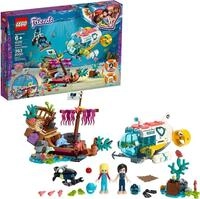 LEGO 41378 Friends Rettungs-U-Boot f&uuml;r Delfine, Spielset mit Spielzeug-U-Boot,