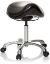 hjh OFFICE 702310 Arbeitshocker Ortho SIT Kunstleder Schwarz ergonomischer