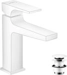 hansgrohe Wasserhahn Metropol, wassersparende Armatur mit Komfort-H&ouml;he 110mm mit