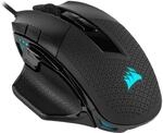 CORSAIR NIGHTSWORD RGB Kabelgebundene Tunable FPS/MOBA Gaming-Maus - 18.000 DPI - 10