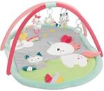 Fehn 3-D-Activity-Decke Spielbogen Aiko und Yuki &ndash; Baby Krabbeldecke mit 5