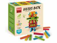 bioblo Hello Box Rainbow Mit 100 Stück | Nachhaltige Bunte Bauklötze für...