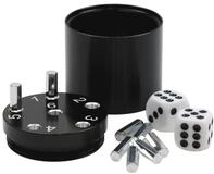 BestSaller 3003 'SUPER SIX' Aluminum 'Sonder Edition', 36 Spielst&auml;bchen & 2 W&uuml;rfel,