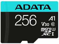 ADATA Premier Pro 256GB microSDXC/SDHC UHS-I U3 Class 10(V30S) Speicherkarte,...