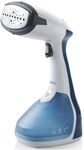 Domo DO7056S Bekleidungsd&auml;mpfer Dampfb&uuml;rste, Blau-wei&szlig;