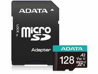 ADATA Premier Pro 128GB microSDXC/SDHC UHS-I U3 Class 10(V30S) Speicherkarte,...