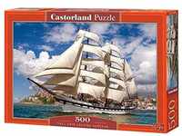 Castorland B-52851 Tall Ship Leaving Harbour,Puzzle 500 Tei, bunt, 35 x 25 x 5...