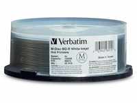 Verbatim 98915 M-DISC BD-R XL 100GB/1-4x , Inkjet 25-Disc Cakebox
