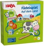 HABA Bauernhof F&auml;delspiel Auf dem Land &ndash; Lern- und Motorikspielzeug ab 18 Monaten