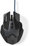NEDIS Gaming Mouse - Verdrahtet - 800/1200 / 1600/2400 DPI - Einstellbar DPI - Anzahl