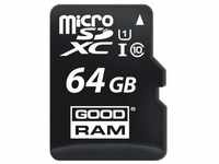 goodram 64GB M1AA Mikrokarte Hohe Geschwindigkeit Klasse 10 Speicherkarte mit Adapter