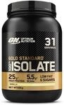 Optimum Nutrition Gold Standard 100% Whey Proteinisolat Pulver, Geschmack Vanille,