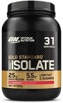 Optimum Nutrition Gold Standard 100% Whey Proteinisolat Pulver, Geschmack Strawberry,