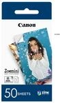 Canon Zink&trade; Fotopapier &ndash; Selbstklebendes 5 x 7,6 cm (2x3") Fotopapier (50 Blatt)