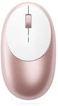 SATECHI M1 Kabellose Maus aus Aluminium, USB-C wiederaufladbar, 1200 DPI, Elegante,