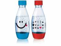 SodaStream PET-Flasche 0,5L Duopack Kids Edition Blau, Rot