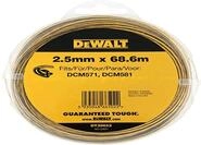 Dewalt Trimmerfaden/Ersatzfaden f&uuml;r 54V Akku-Motorsense DT20652 (2,5 mm...