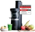 Panasonic Slow Juicer MJ-L700KXE, elektrische Fruchtpresse, Entsaften von ganzen