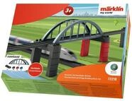 M&auml;rklin My World &ndash; 72218 - Baustein-Set Hochbahn-Br&uuml;cke &ndash; Hochbahnpfeiler &