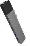 HyperDrive GN28N-GRAY NET 6-in-2 USB-C Hub - Grau