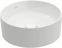 V&B Aufsatzwaschtisch Collaro d= 40cm, ohne &Uuml;berlauf, wei&szlig; C-plus