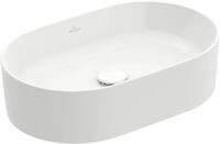 Villeroy & Boch Collaro Aufsatzwaschbecken, 560 x 360 mm, ohne Hahnloch, ohne