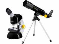 National Geographic Teleskop + Mikroskop Set Linsen-Teleskop Azimutal...