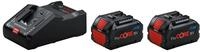 Bosch Professional 18V System Akku Starter-Set: 2x ProCORE18V 8.0Ah Akku +