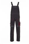 Planam 2830110 Basalt Latzhose, Anthrazit/Rot, Gr&ouml;&szlig;e 110
