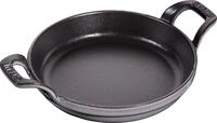 STAUB Ofenform/Servierplatte/Auflaufform, rund mit 2 Griffen, 16 cm, 0,4 L,