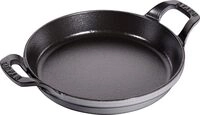 STAUB Ofenform/Servierplatte/Auflaufform, rund mit 2 Griffen, 20 cm, 0,75 L,