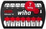 Wiha Bit Set BitBuddy 8-tlg. I TY-Bit 49 mm I PH, PZ, TORX 1/4" E6,3 I Zubeh&ouml;r f&uuml;r