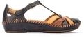 Pikolinos Halboffene Schuhe in Leder P. Vallarta f&uuml;r Frauen Farbe Navy Blue