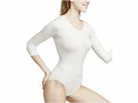 FALKE Damen Shapewear Ganzkörper-Body Fine Cotton 3/4 Neck W BO Weiches Material