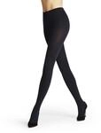 FALKE Damen Strumpfhose Warm Deluxe 80 DEN W Ti blickdicht einfarbig 1 St&uuml;ck, Blau