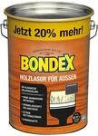 Bondex Holzlasur f&uuml;r Au&szlig;en Dunkelgrau 4,8 L f&uuml;r 62 m&sup2; | Hoher Wetter- und
