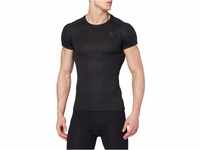 Odlo Herren ACTIVE F-DRY LIGHT Baselayer T-Shirt mit Rundhals, Black, XL