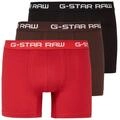G-STAR RAW Herren Classic Trunk Color 3-Pack, Mehrfarben (dk Flame/deep