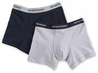 Emporio Armani Underwear Herren 2-Pack Boxer Essential Core Logoband Boxershorts,