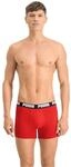 PUMA Herren Puma Basic 2p Boxer Shorts, (Red/ Black 786), XL EU