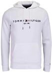 Tommy Hilfiger Herren Logo Hoody Sweatshirt, Wei&szlig; (Snow White 118), X-Large