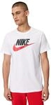 Nike Herren sportst&oslash;j T shirt, White/Black/(University Red), S EU