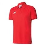 adidas Herren Poloshirt Tiro 17, Scarlet/Black/White, S, BQ2680