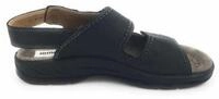 Jomos Herren Activa offen Zehen Sandalen, schwarz - schwarz - schwarz - Gr&ouml;&szlig;e: 44