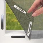 EASYmaxx Fliegengitter f&uuml;r Fenster mit Magic Click | Moskitonetz individuell
